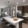 Kitchen with wood cabinets and quartz countertops at Nexa apartments near Tempe Marketplace